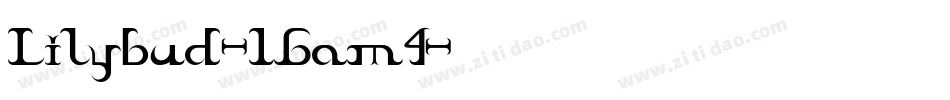 Lilybud-1Gam4字体转换