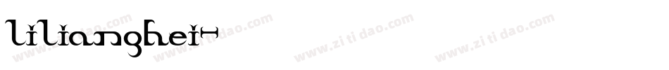 lilianghei字体转换