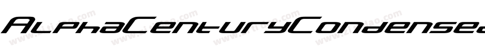 AlphaCenturyCondensed-mLlK9字体转换