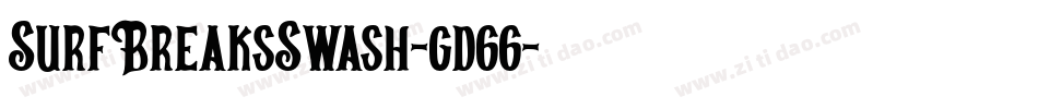 SurfBreaksSwash-gd66字体转换