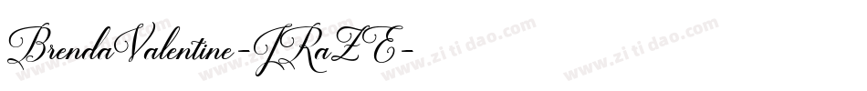 BrendaValentine-JRaZE字体转换