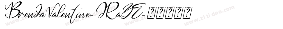 BrendaValentine-JRaZE字体转换