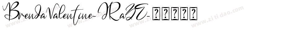 BrendaValentine-JRaZE字体转换