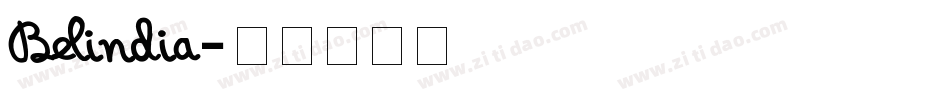 Belindia字体转换