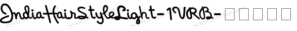 IndiaHairStyleLight-1VRB字体转换