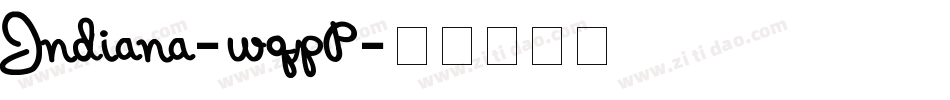 Indiana-wqpP字体转换