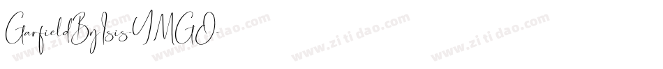 GarfieldByIsis-YMGO字体转换