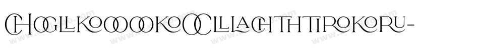 AmienneLigatures字体转换