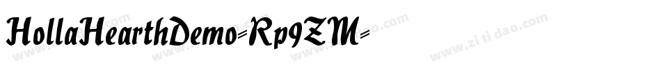 HollaHearthDemo-Rp9ZM字体转换