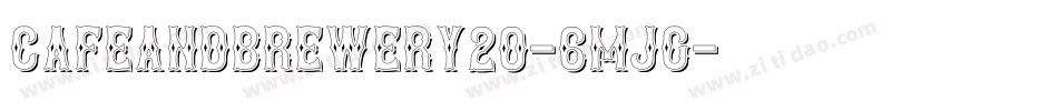 CafeAndBrewery20-6MJg字体转换