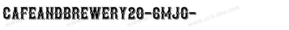 CafeAndBrewery20-6MJg字体转换