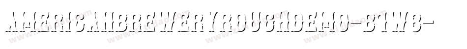 AmericanBreweryRoughDemo-B1w8字体转换