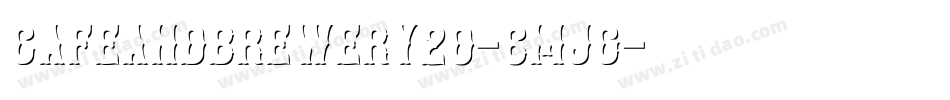 CafeAndBrewery20-6MJg字体转换