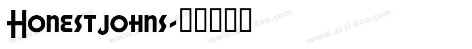 Honestjohns字体转换