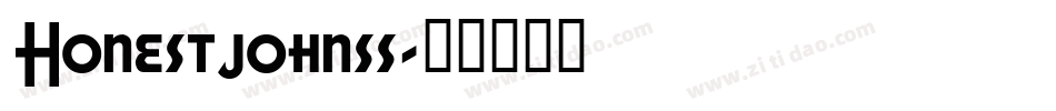 Honestjohnss字体转换