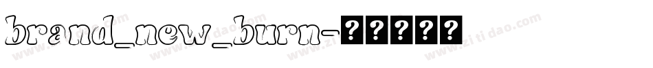 brand_new_burn字体转换