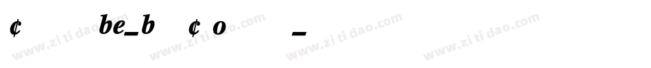 ConcordeBE-BoldCnOutline字体转换