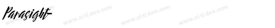 Parasight字体转换