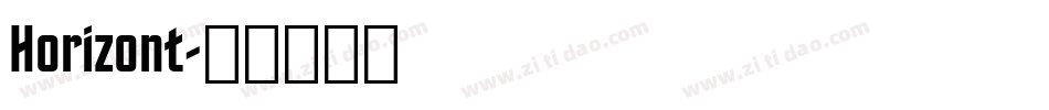 Horizont字体转换