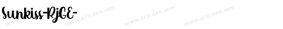 Sunkiss-RjGE字体转换