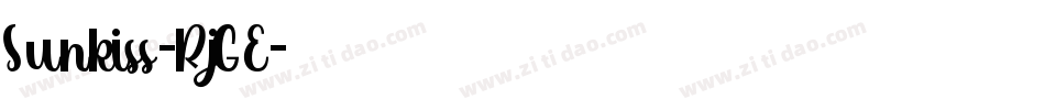 Sunkiss-RjGE字体转换