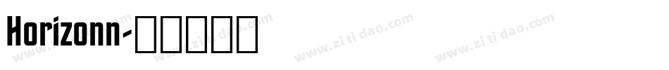 Horizonn字体转换