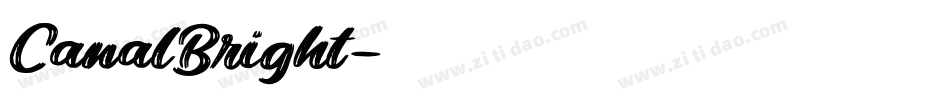 CanalBright字体转换