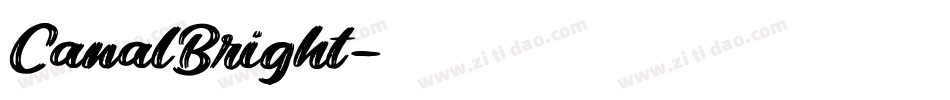 CanalBright字体转换