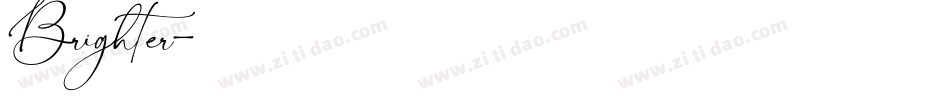 Brighter字体转换