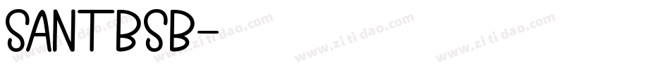 SANTBSB字体转换