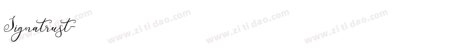 Signatrust字体转换