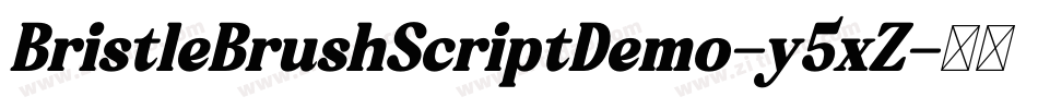 BristleBrushScriptDemo-y5xZ字体转换