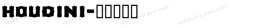 Houdini字体转换
