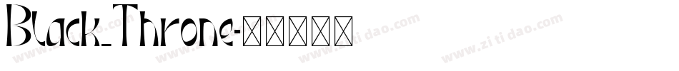 Black_Throne字体转换