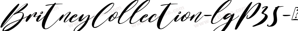 BritneyCollection-lgP35字体转换