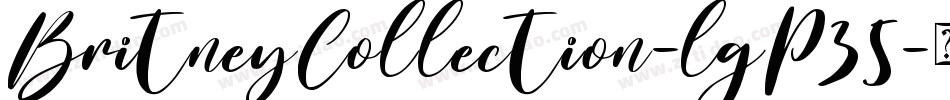 BritneyCollection-lgP35字体转换