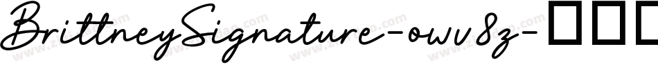 BrittneySignature-owv8z字体转换