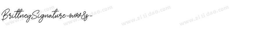 BrittneySignature-owv8z字体转换