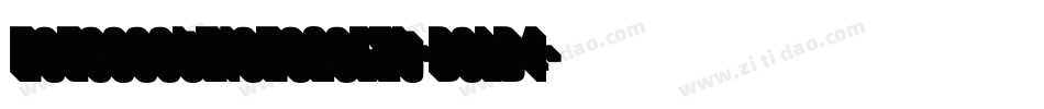HouseGothicHG23Ext-BOLD4字体转换