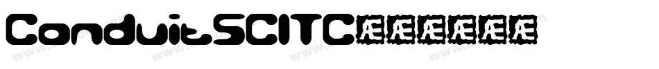 ConduitSCITC字体转换