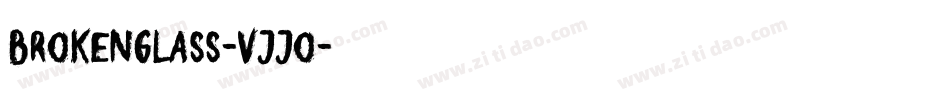 Brokenglass-vJJO字体转换