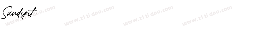 Sandspit字体转换