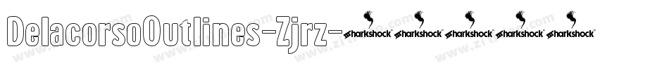 DelacorsoOutlines-Zjrz字体转换