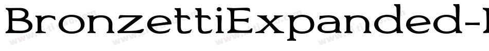 BronzettiExpanded-E字体转换