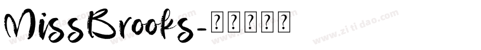 MissBrooks字体转换