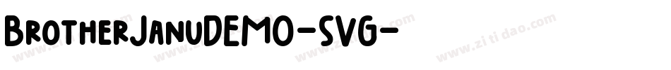 BrotherJanuDEMO-SVG字体转换