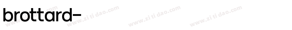 brottard字体转换
