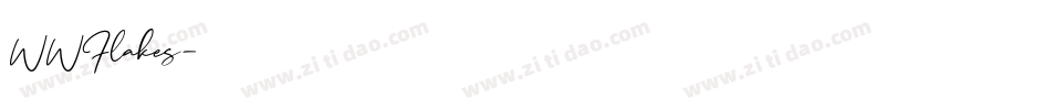 WWFlakes字体转换