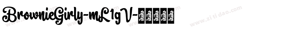 BrownieGirly-mL1gV字体转换