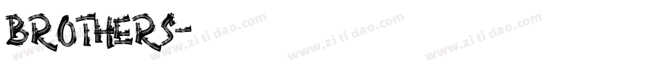 Brothers字体转换
